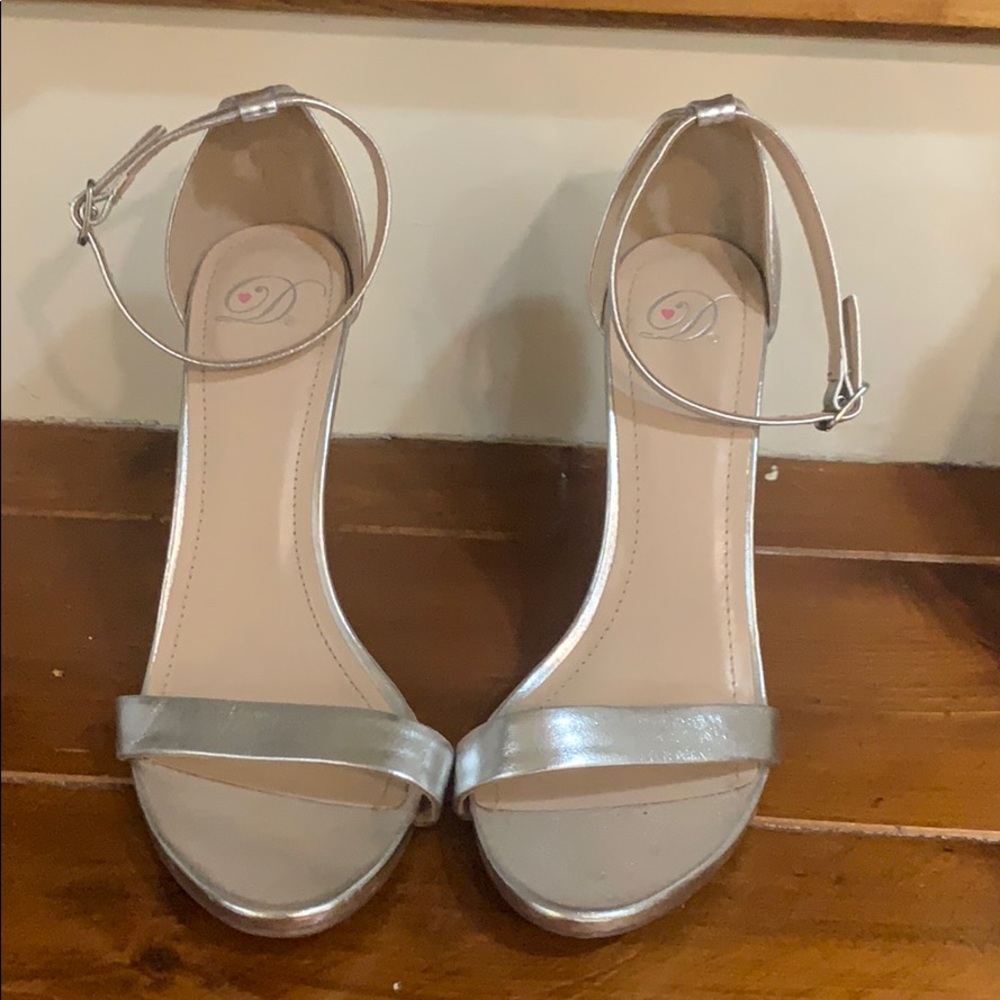 Silver heels
